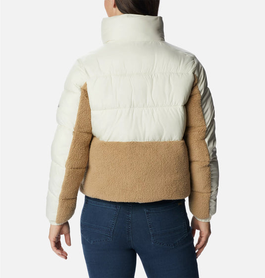 piumino ibrido in sherpa leadbetter point™ da donna columbia 
