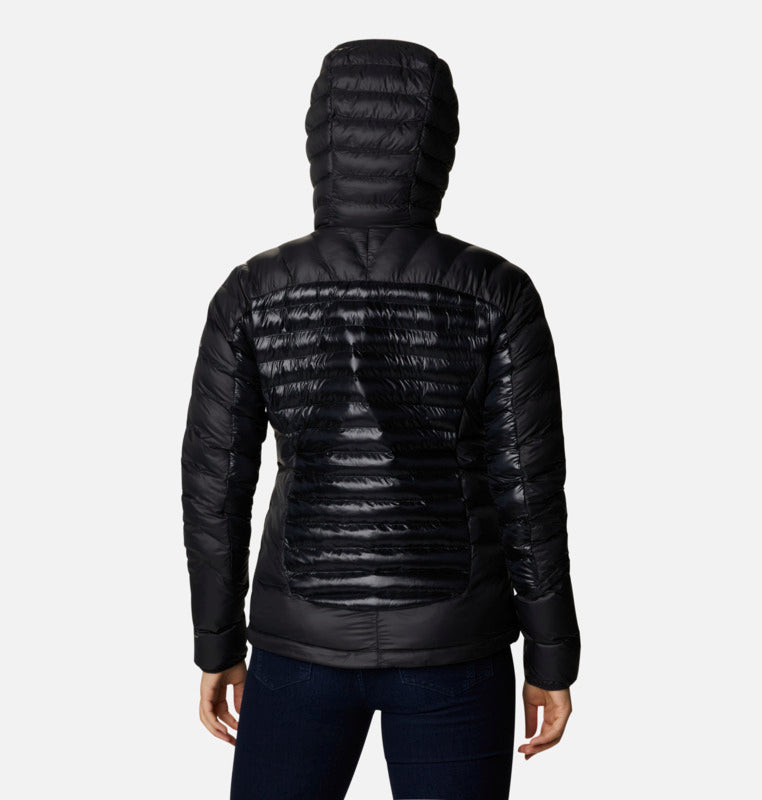 Load image into Gallery viewer, giacca con cappuccio labyrinth loop™donna nero 

