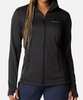 COLUMBIA park view™ grid fleece full zip women's columbia BLACK