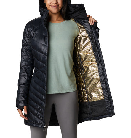 Joy Peak™ Mid Jacket PIUMINO LUNGO COLUMBIA NERO 