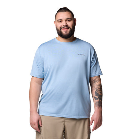 T-shirt tecnica Columbia Hike™ da uomo - Taglia forte azzurro<BR/> 