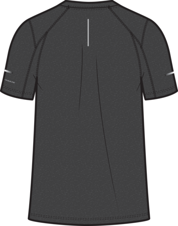 t-shirt tecnica alpine chill™ zero da uomo NERO 