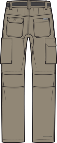 pantaloni da camminata convertibili silver ridge™ utility da uomo COLUMBIA 