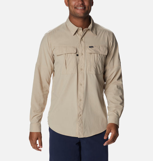 newton ridge™ 2 long sleeve shirt columbia ancient fossil 