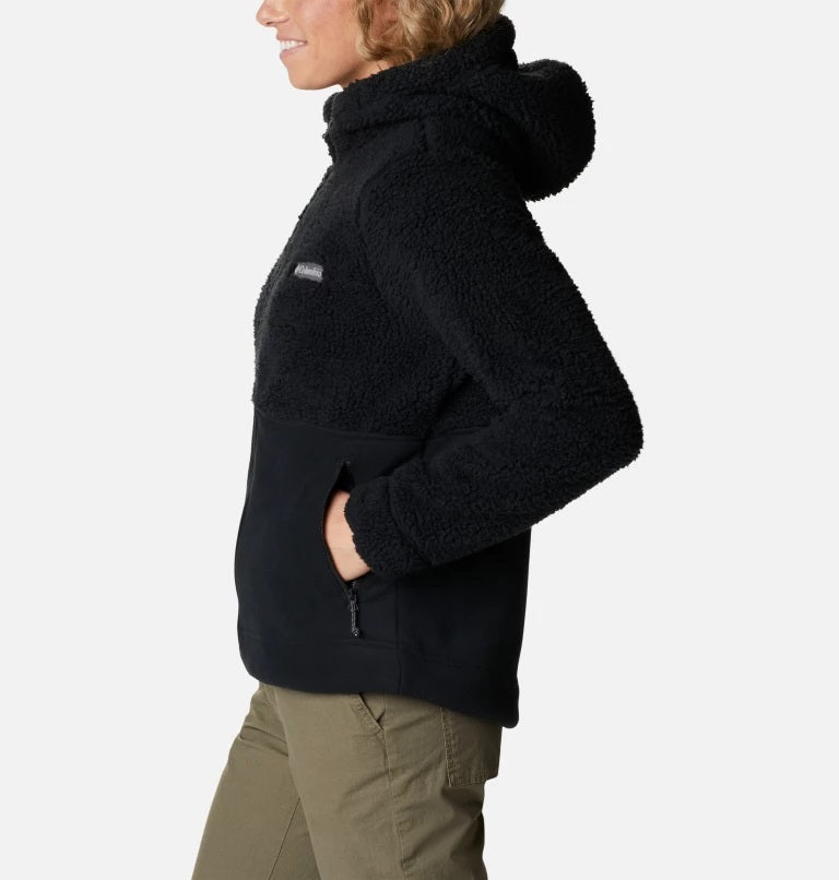 Load image into Gallery viewer, giacca in pile con cappuccio sherpa winter pass™ da donna 
