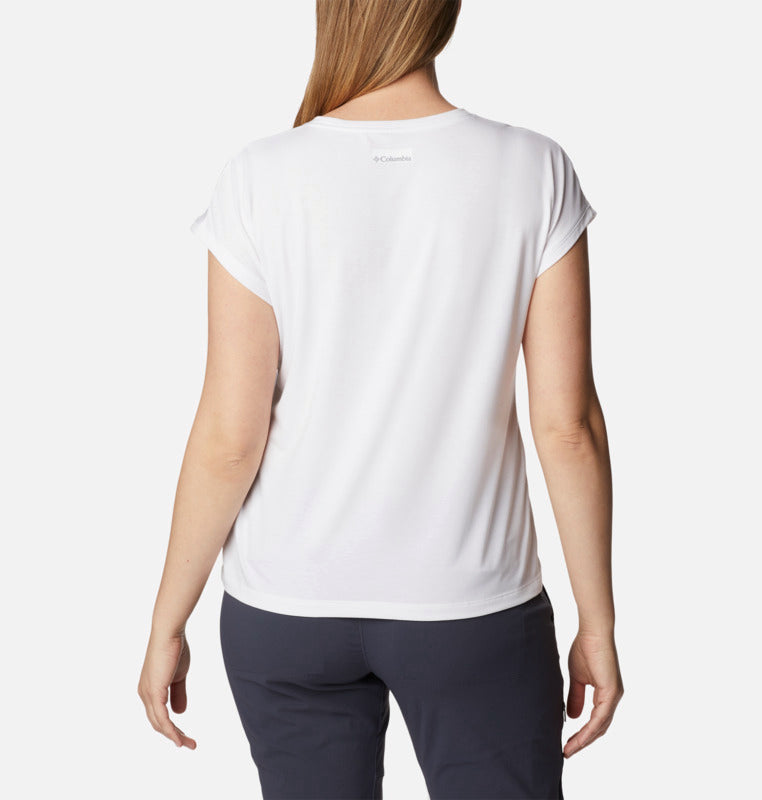 Carica immagine in Galleria Viewer, boundless trek™ short sleeve tee columbia da donna bianca 
