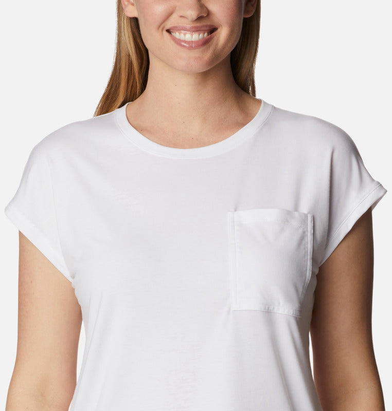 Carica immagine in Galleria Viewer, boundless trek™ short sleeve tee columbia da donna bianca 
