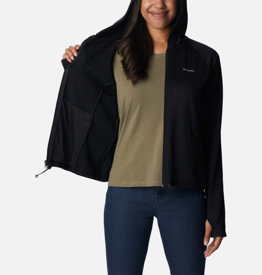 giacca in pile boundless trek™ grid Columbia donna Nero 