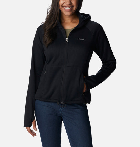 giacca in pile boundless trek™ grid Columbia donna Nero 