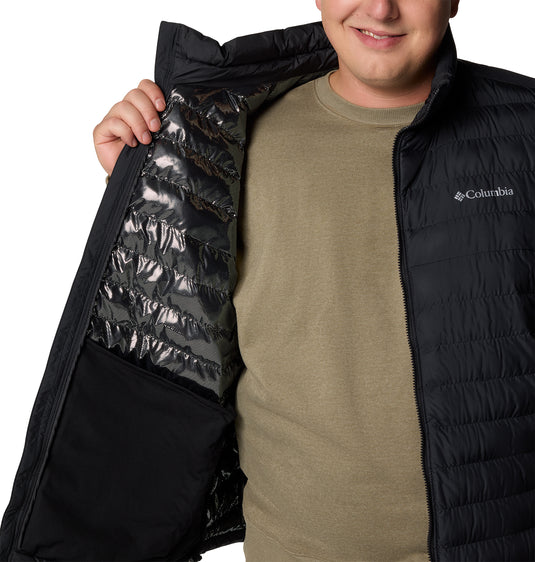 Gilet imbottito Powder Lite™ II  da uomo taglie forti nero 