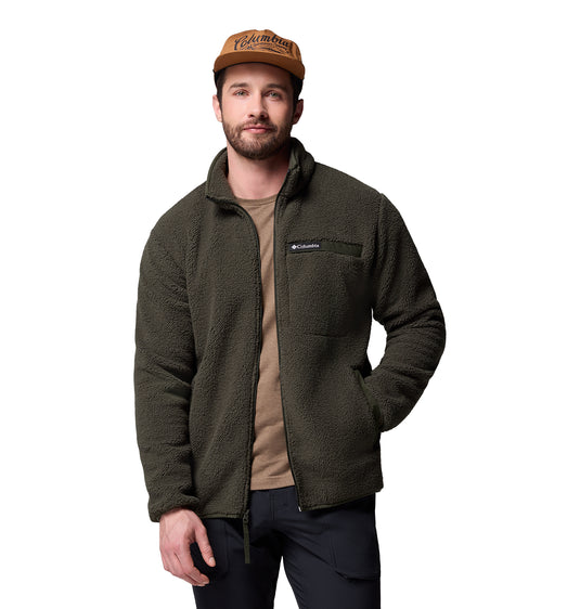 Giacca in pile Sherpa Rugged Ridge™ da uomo VERDE<BR/> 
