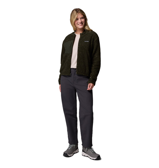 Bomber in pile Stellar Path™ da donna verde melange 