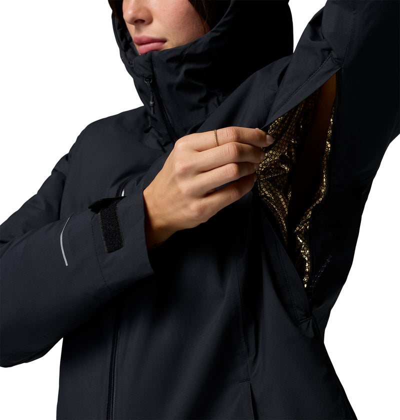Load image into Gallery viewer, Giacca Trailborne™  impermeabile e imbottita  da donna Nero 
