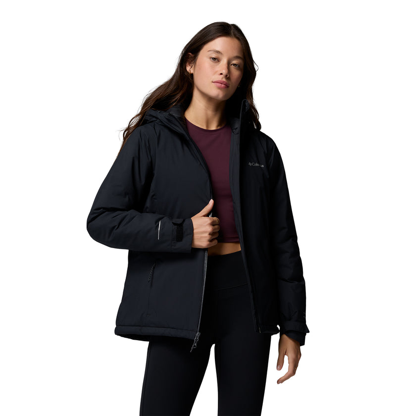 Load image into Gallery viewer, Giacca Trailborne™  impermeabile e imbottita  da donna Nero 
