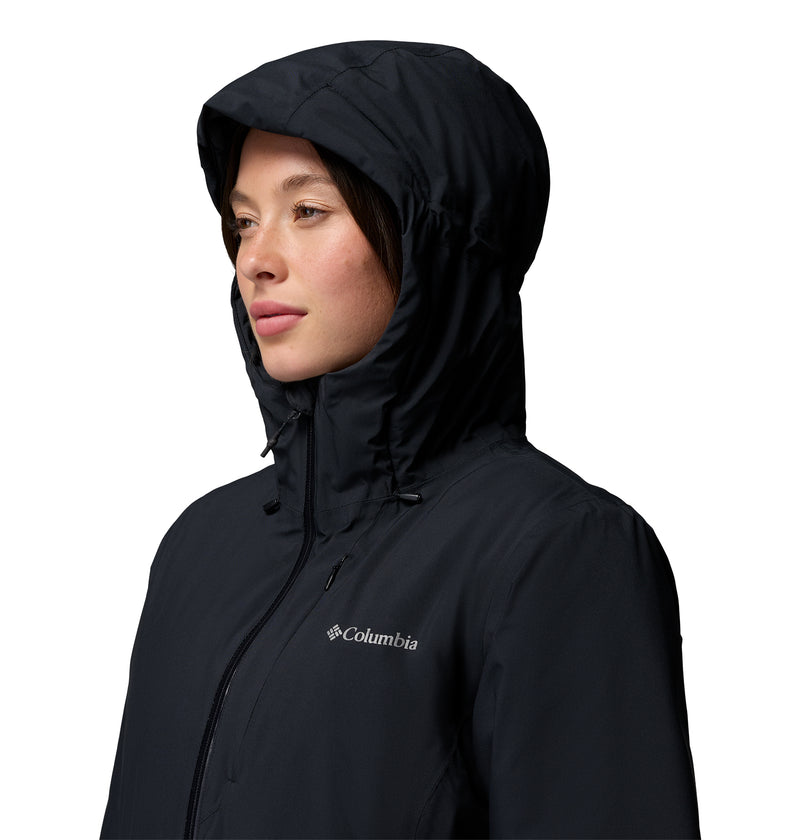 Load image into Gallery viewer, Giacca Trailborne™  impermeabile e imbottita  da donna Nero 

