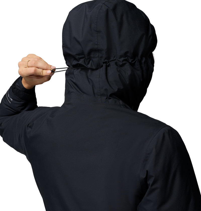 Load image into Gallery viewer, Giacca Trailborne™  impermeabile e imbottita  da donna Nero 
