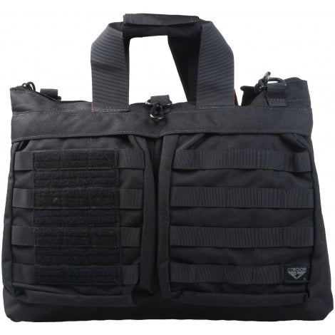 borsa aviatore con tracolla sistema molle nera 