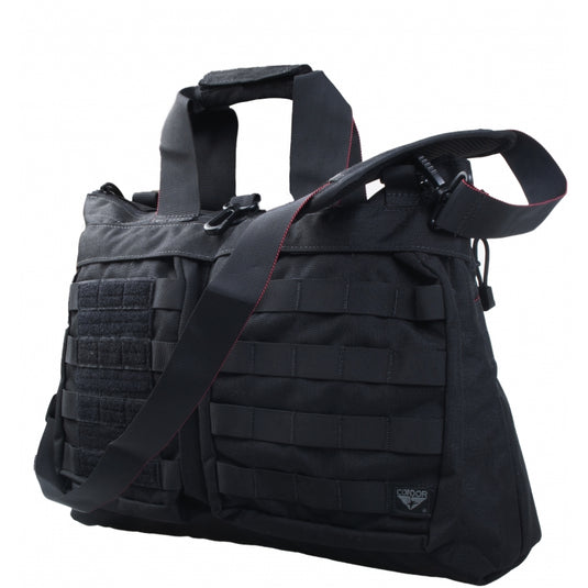 borsa aviatore con tracolla sistema molle nera 