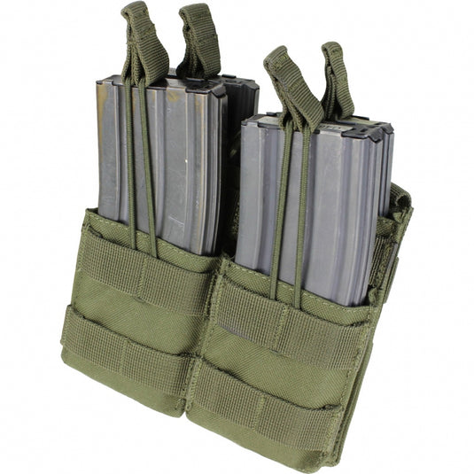 Porta Caricatore Rapido Doppio 4 Posti MA43 verde oliva<BR/> 