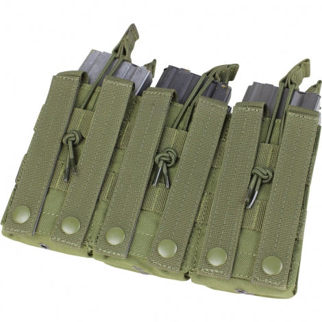 portacaricatore rapido triplo 6 posti molle ma44 VERDE 