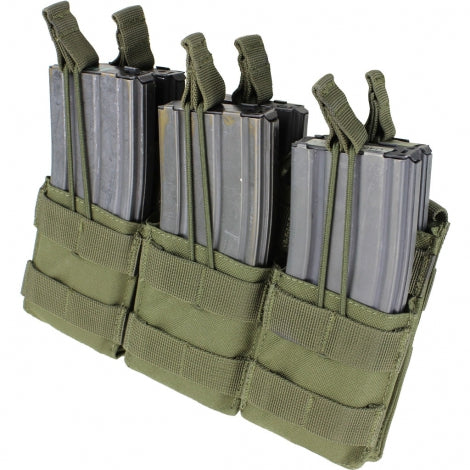 Carica immagine in Galleria Viewer, portacaricatore rapido triplo 6 posti molle ma44 VERDE 
