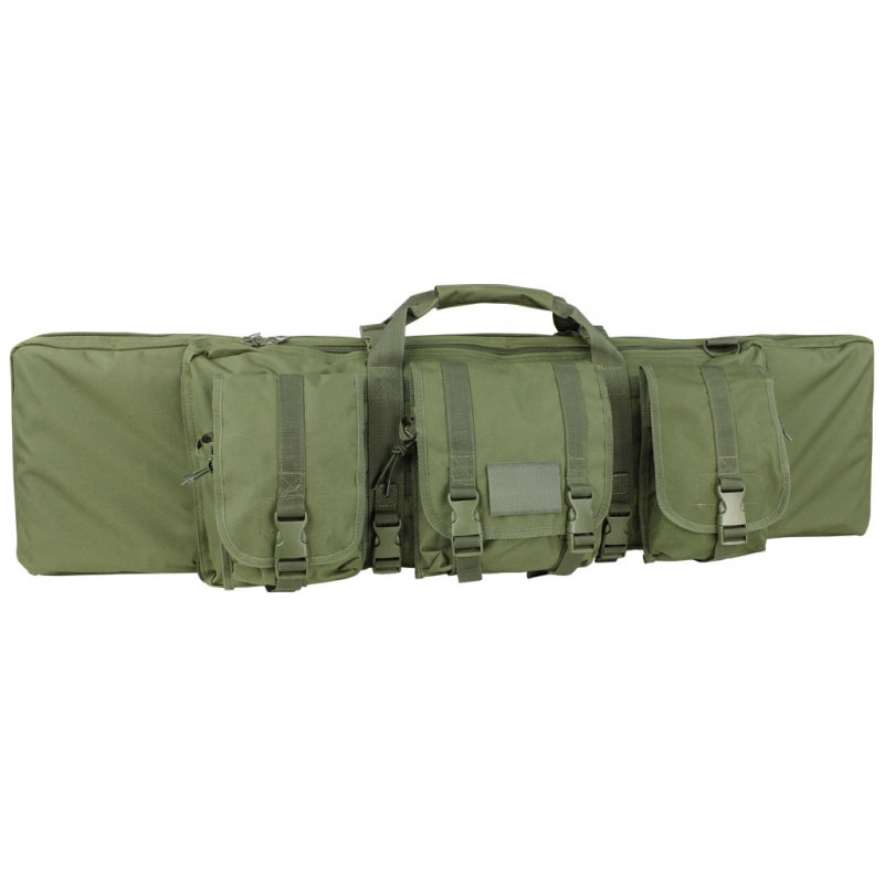 Load image into Gallery viewer, borsa porta fucili tattica con tracolla e tasche molle cm.128 
