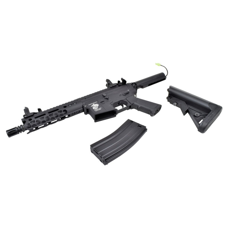 Carica immagine in Galleria Viewer, d|boys fucile elettrico m4 7" metal version nero 
