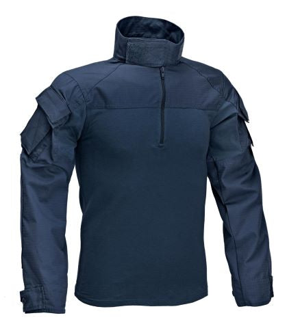 Defcon 5 cool combat shirt in cotone elasticizzato colore blu navy 