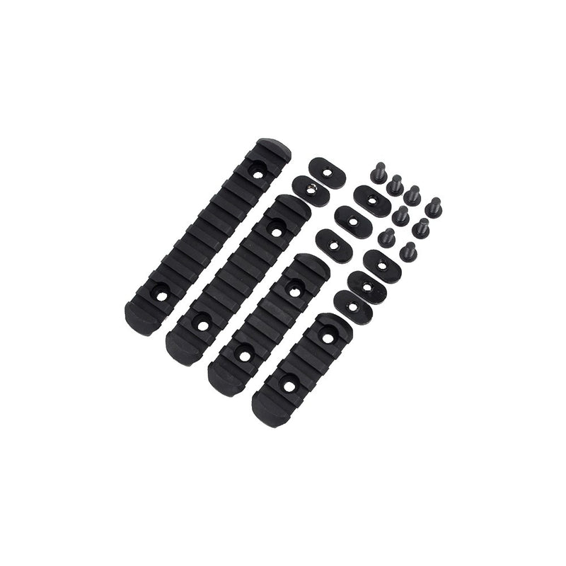 Load image into Gallery viewer, element set 4 slitte 20mm in polimero nere (el-ex254) 
