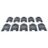 ELEMENT SET 10 COPRI RIS MODULABILI COLORE NERO PER SLITTE PICCATINNY DA 20mm
