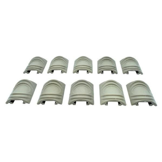 SET 10 COPRI RIS MODULABILI COLORE TAN PER SLITTE PICCATINNY DA 20mm 