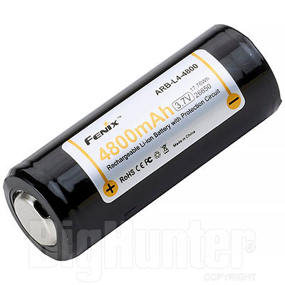 batteria ricaricabile FENIX 26650 4800mah 