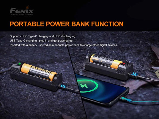 CARICABATTERIE FENIX ARE-X1 V2.0 