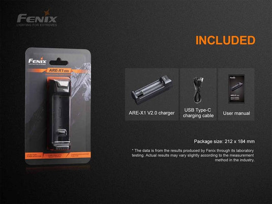 CARICABATTERIE FENIX ARE-X1 V2.0 