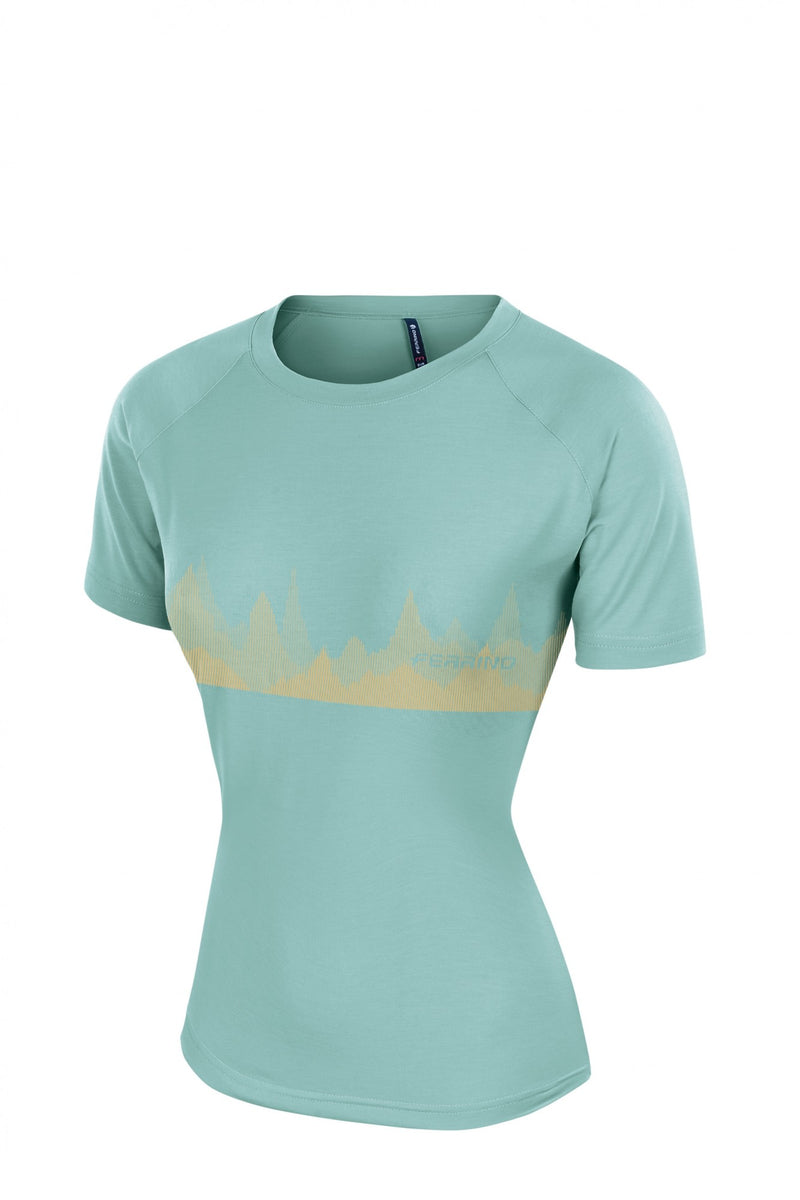 Carica immagine in Galleria Viewer, Ferrino Coruel t-shirt tecnica da donna Light Sky 

