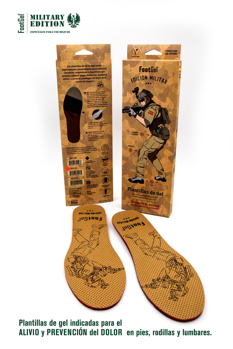 Carica immagine in Galleria Viewer, Solette in gel military e police tactical foot 

