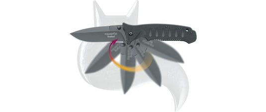 black fox tactical manico g10, lama satinata 