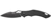 FOX SPARROW G10  handle stone washed blade BLACK