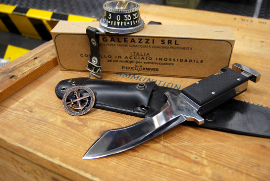 REPLICA DEL COLTELLO DA PALOMBARI FOX  GALEAZZI SERIE LIMITATA NUMERATA 