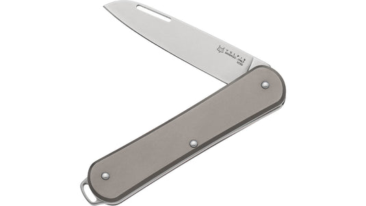 FOX Knives VULPIS - manico liscio titanio sabbiato lama inox m390 