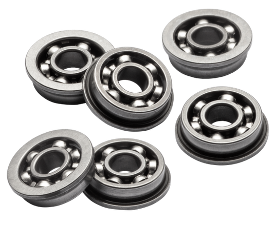 boccole in acciaio da 8 mm cuscinettate aperte prodotte appositamente per sopportare sollecitazioni estreme 