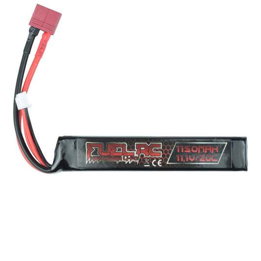Fuel batteria Li-Po 11.1v x 1150mah 20c tubo attacco DEAN 