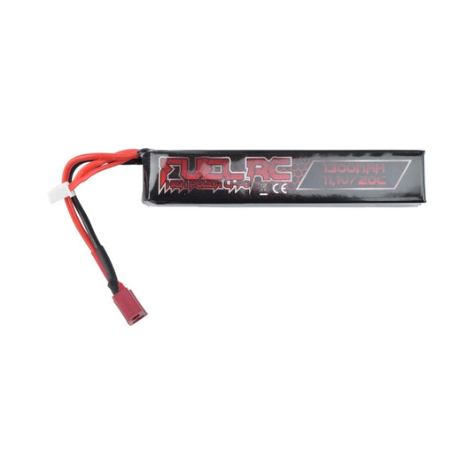 Fuel batteria li-po 11.1v x 1300mah 20c tubo CONNETTORE DEANS 