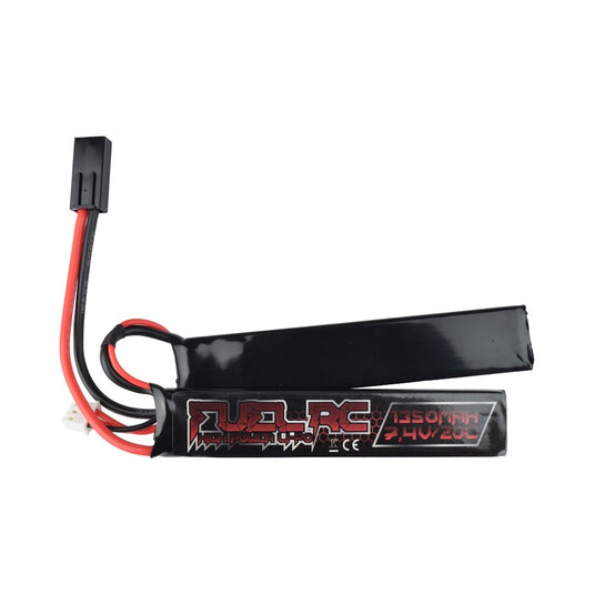 fuel batteria li-po 7.4v x 1350mah 20c nunchuck (fl-7.4x1350n) 
