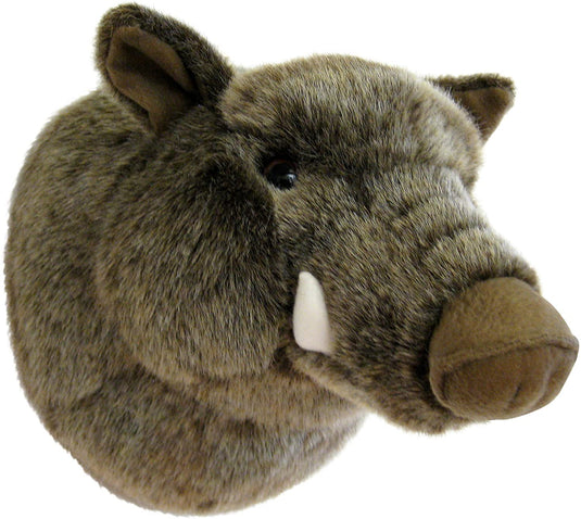 trofeo cinghiale peluche per muro<BR/> 