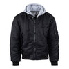 FOSTEX MA-1 Hooded Bomber Jacket BLACK