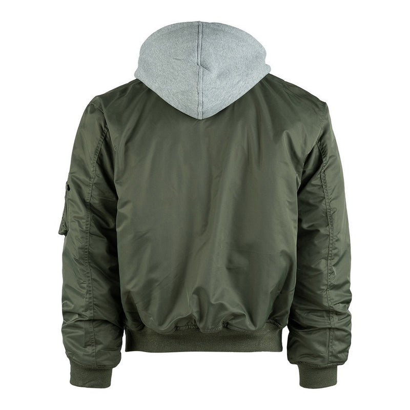 Carica immagine in Galleria Viewer, MA-1 Hooded Bomber Jacket VERDE 
