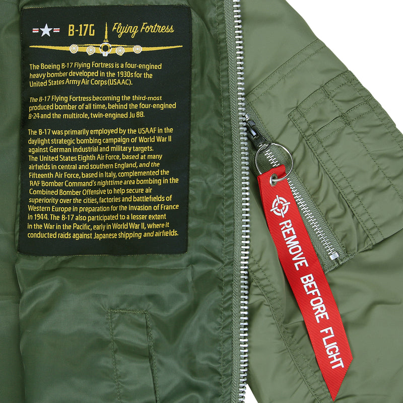 Load image into Gallery viewer, Bomber Fostex Garments® MA-1 Summer estivo colore verde 
