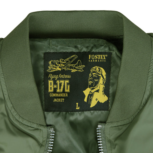 Bomber Fostex Garments® MA-1 Summer estivo colore verde 