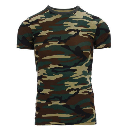 t-shirt bambino girocollo mimetica 